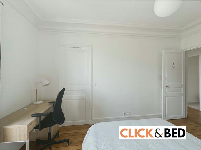 Chambre privative en colocation Paris 15ème arrondissement
