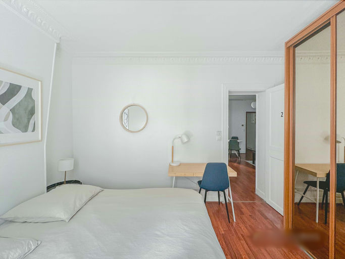 Chambre privative dans appartement - Paris 15ème arr.
