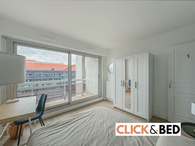 Chambre privée dans appartement en colocation à Clichy