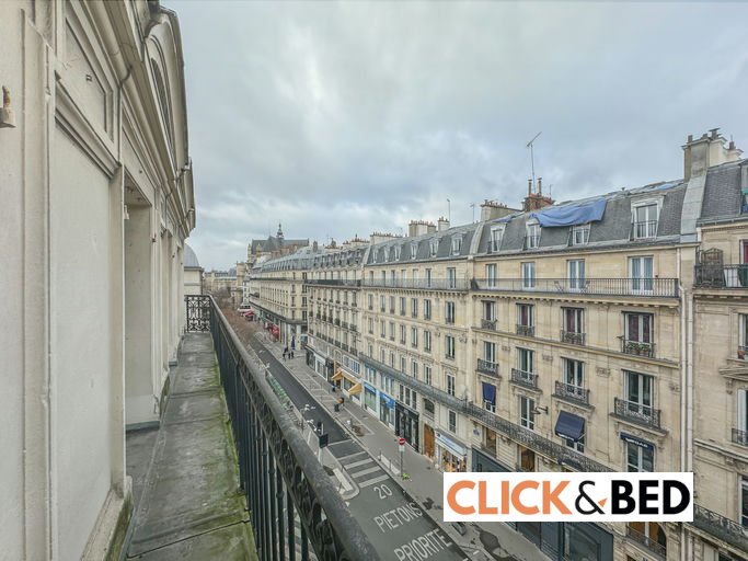 Chambre privative dans appartement meublé - Paris centre
