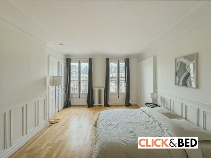 Chambre privative dans appartement meublé - Paris centre