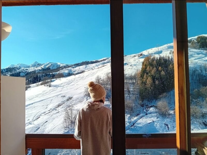T1 dernier étage balcon sud avec vue - Les sybelles 1600m