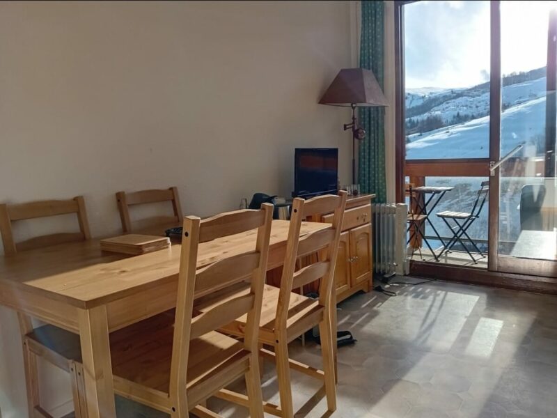 T1 dernier étage balcon sud avec vue - Les sybelles 1600m