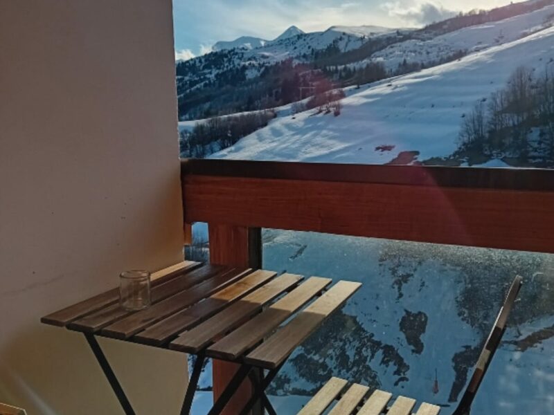 T1 dernier étage balcon sud avec vue - Les sybelles 1600m